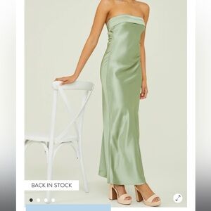 Paityn Strapless Maxi dress